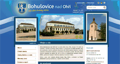 Desktop Screenshot of bohusovice.cz