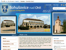 Tablet Screenshot of bohusovice.cz